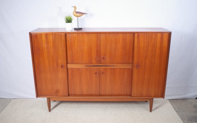Dänisches Mid-Century Highboard von Skandiaform aus Teak