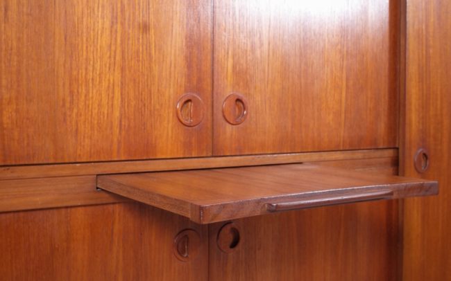 Dänisches Mid-Century Highboard von Skandiaform aus Teak