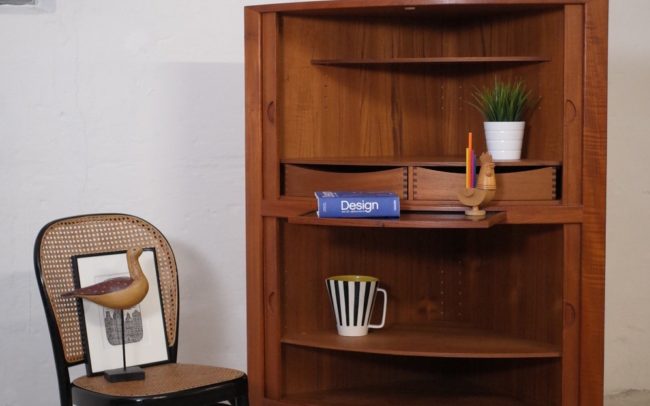 Dyrlund Eckschrank Teak 60er Vintage Mid Century