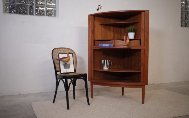 Dyrlund Eckschrank Teak 60er Vintage Mid Century