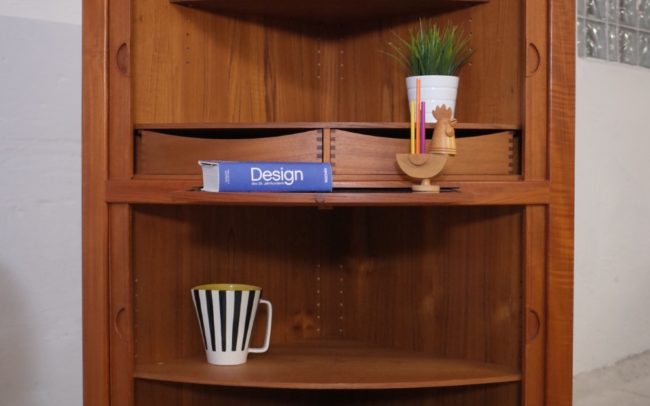 Dyrlund Eckschrank Teak 60er Vintage Mid Century