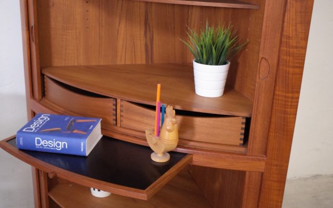 Dyrlund Eckschrank Teak 60er Vintage Mid Century