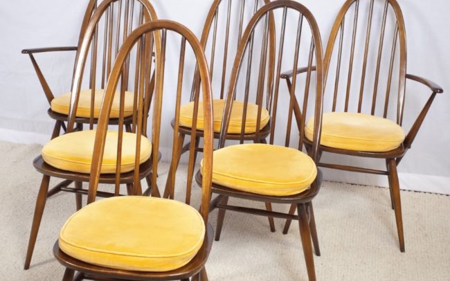 Windsorstühle von Lucian Ercolani für Ercol 1960 aus England Vintage Mid-Century