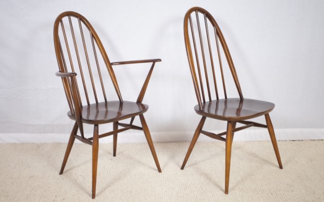Windsorstühle von Lucian Ercolani für Ercol 1960 aus England Vintage Mid-Century
