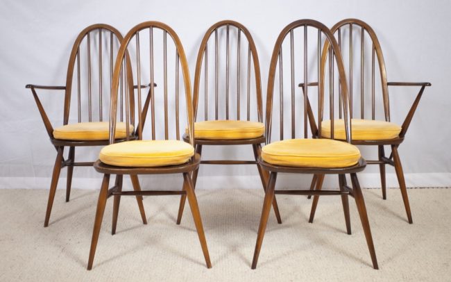 Windsorstühle von Lucian Ercolani für Ercol 1960 aus England Vintage Mid-Century