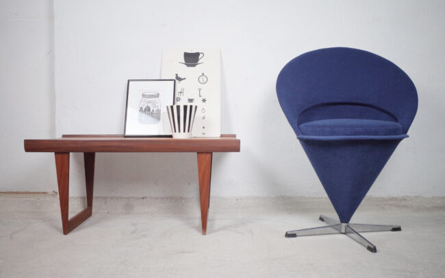 Cone Chair Sessel Verner Panton blau mid century vintage original
