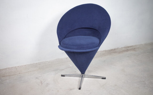 Cone Chair Sessel Verner Panton blau mid century vintage original