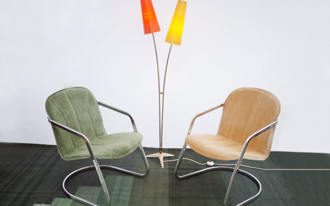 Vintage_Freischwinger_Stühle_Chrom_1