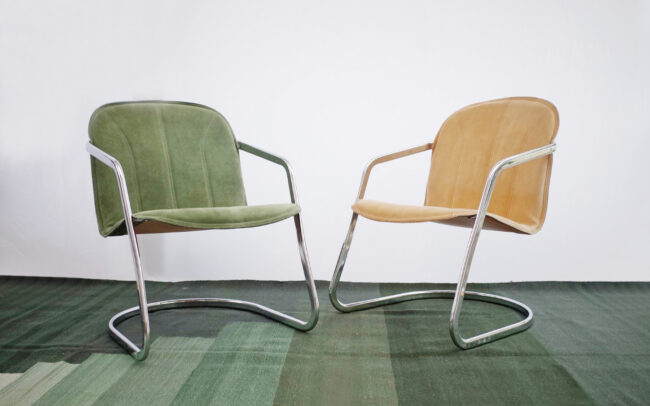 Vintage_Freischwinger_Stühle_Chrom