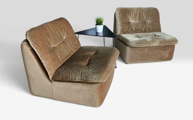 2 Grüne vintage Cor Sessel