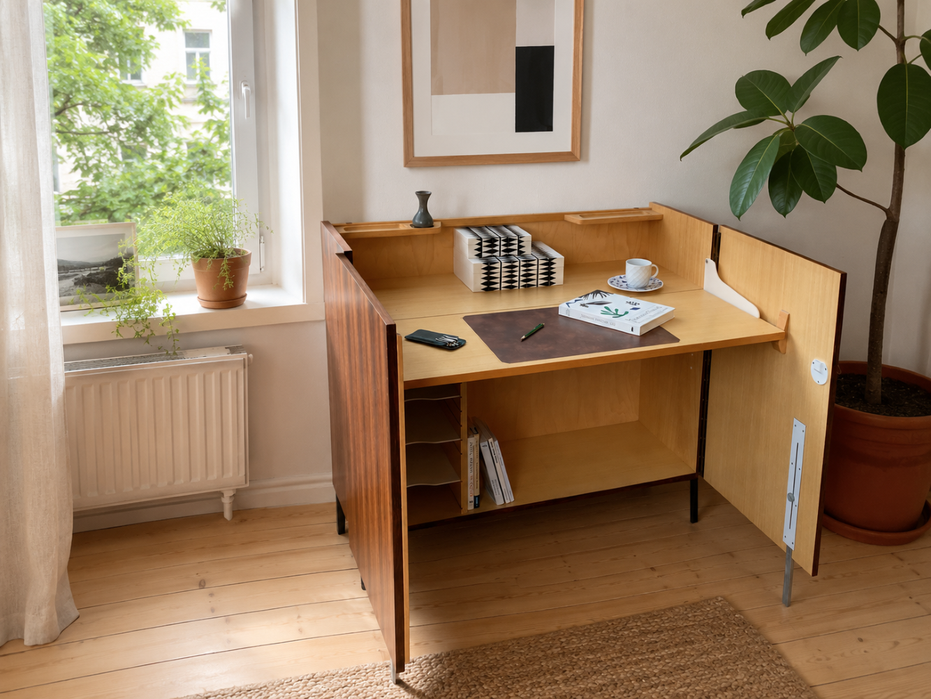 Mid_Century_Sekretär_Magic_Box_Home_Office_aus_Palisander_3 Mid Century Sekretär Magic Box Home Office aus Palisander