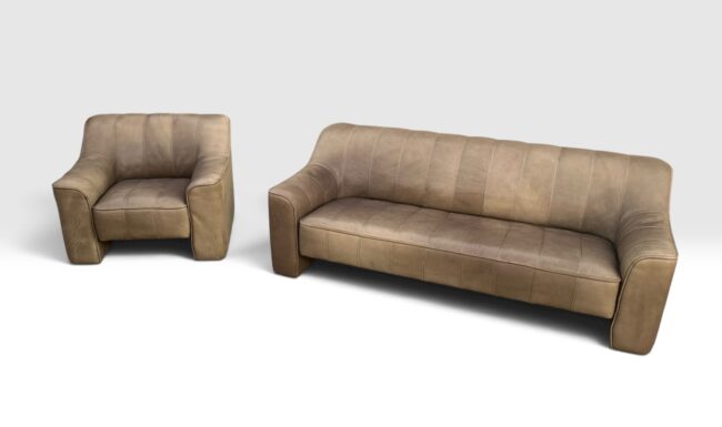 De Sede DS - 44 Sessel und Sofa Büffelleder Schweiz 70er