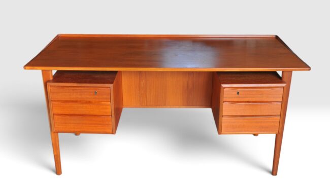 Peter Løvig Schreibtisch Teak Hedensted Møbelfabrik